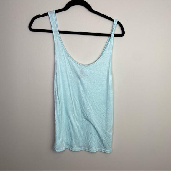 H&M Tops - H&M blue‎ sparkly tank top